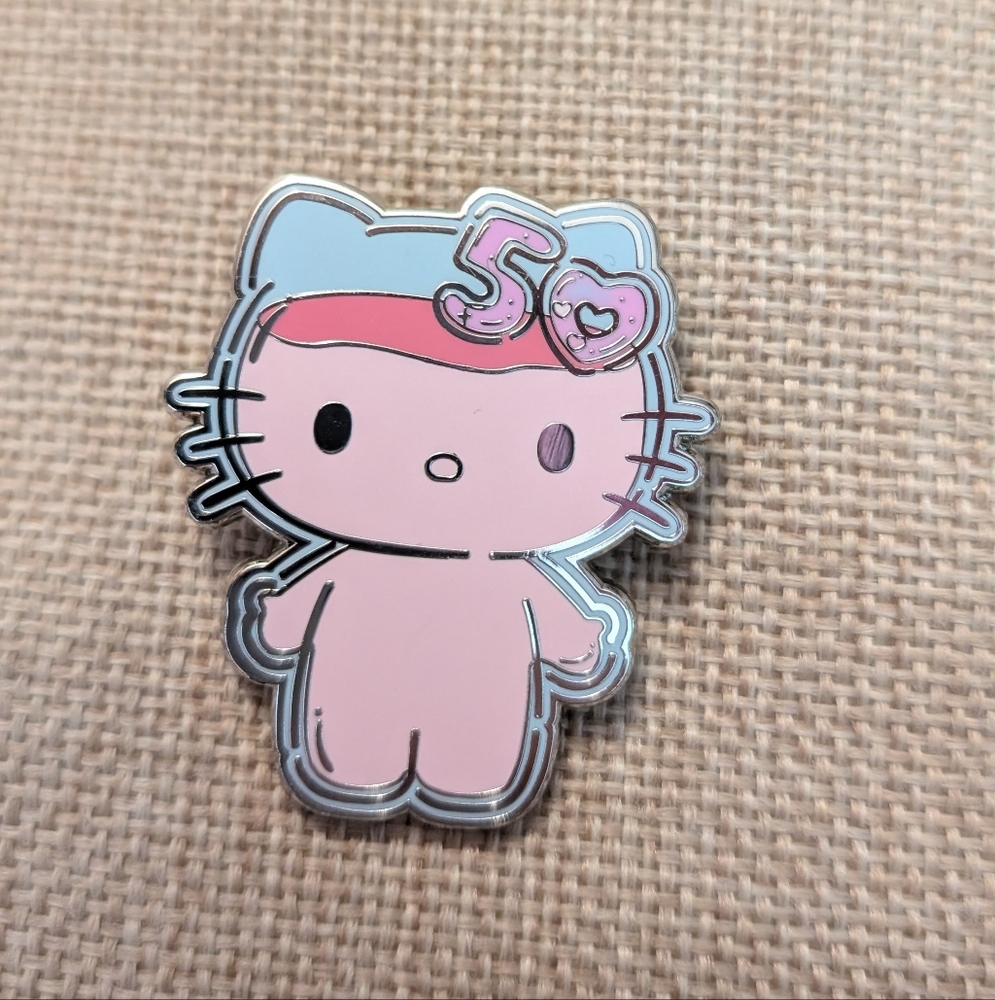 Loungefly pin Hello Kitty 50th Anniversary Sanrio
